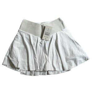 HALARA White Mini Skirt